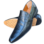 Sapato Masculino Italiano Em Couro Preto Epstein Ref: 1079 Preto