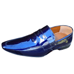 Mocassim Masculino Italiano Em Couro Azul Alive Ref: 1081 Azul