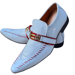 Sapato Masculino Italiano Em Couro Branco Joe Ref: 1087 Branco