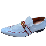 Sapato Masculino Italiano Em Couro Branco Joe Ref: 1087 Branco