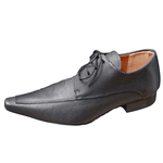 Sapato Masculino Italiano Em Couro Preto Sinatra Ref: 1095 Preto