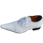 Sapato Masculino Italiano Em Couro Branco Convex Ref: 1101 Branco