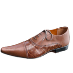 Sapato Masculino Italiano Em Couro Marrom Countryman Ref: 1104 Marrom