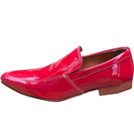 Sapato Masculino Italiano Em Couro Vermelho Kiss Ref: 1112 Vermelho