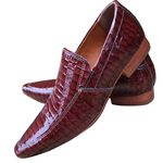 Sapato Masculino Italiano Em Couro Vermelho Pazos Ref: 1113 Vermelho