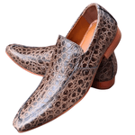 Sapato Masculino Italiano Em Couro Marrom Web Ref: 1118 Marrom