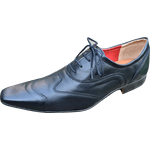 Sapato Masculino Italiano em Couro Social Executivo Preto Millenium Bico Fino Ref: 1169 Preto