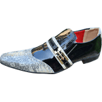 Sapato Italiano Masculino Em Couro Social Executivo Branco Italian Collection Ref: 1180 Branco Branco