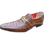 Sapato Masculino Em Couro Social Executivo Marrom Casian Italian Collection Ref: 1186 Marrom