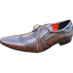 Sapato Masculino Em Couro Social Executivo Marrom Rich Italian Collection Ref: 1196 Marrom