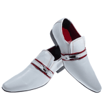 Sapato Masculino Italiano Em Couro Live Branco Ref: 164 Branco