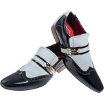 Sapato Masculino Italiano Em Couro Social Executivo - Branco - Light Piano Ref: 216 Branco