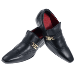Sapato Masculino Italiano Em Couro Clancy Preto Ref: 218 Preto