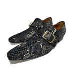 Sapato Masculino Italiano Em Couro Noir Mocassim Ref: 294 Preto Preto