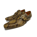 Sapato Masculino Italiano Em Couro Amarelo Gaarder Mocassim Ref: 295 Amarelo Amarelo