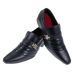 Sapato Masculino Italiano Em Couro Tree Preto Ref: 324 Preto