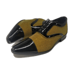 Sapato Masculino Em Couro Social Executivo Dourado Andres Veneza Collection Ref: 684 Dourado