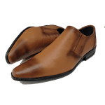 Sapato Masculino Em Couro Social Executivo Marrom Carrote Veneza Collection Ref: 686 Marrom