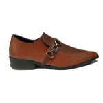 Sapato Masculino Em Couro Social Executivo Marrom Knowledgement Veneza Collection Ref: 688 Marrom