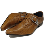 Sapato Masculino Italiano Em Couro Marrom Mises Ref: 7095 Marrom