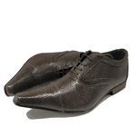 Sapato Masculino Italiano Em Couro Marrom Buttons Ref: 7099