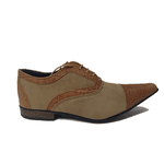 Sapato Masculino Italiano Em Couro El Hombre Ref: 7101 Marrom