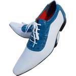 Sapato Masculino Italiano em Couro Ref: 749 Branco