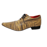 Sapato Masculino Italiano Em Couro Maderado Oxford