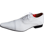 Sapato Masculino Italiano Em Couro Social Executivo Branco Outlet