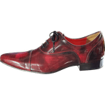 Sapato Masculino Italiano Em Couro Social Executivo Vermelho