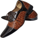 Sapato Masculino Em Couro - Italian Collection - Dark Brown - Marrom