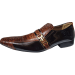 Sapato Masculino Em Couro - Italian Collection - Brown Madero - Marrom