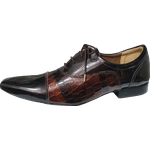 Sapato Masculino Em Couro - Italian Collection - Black Madero - Marrom Ref: 804 Outlet