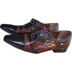 Sapato Masculino Em Couro - Italian Collection - Black Madero - Marrom Ref: 804 Outlet