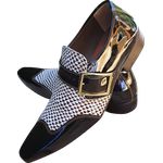 Sapato Masculino Em Couro - Italian Collection - Chessman - Branco