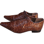 Sapato Masculino Em Couro - Italian Collection - Brownwood - Marrom