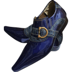 Sapato Masculino Em Couro - Italian Collection - Dark Blue - Azul