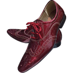Sapato Masculino Em Couro - Italian Collection - All Red - Vermelho