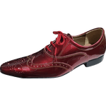 Sapato Masculino Em Couro - Italian Collection - All Red - Vermelho