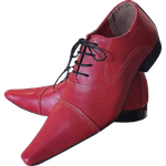 Sapato Masculino Em Couro - Italian Collection - On Red Social Executivo Vermelho