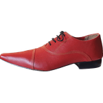 Sapato Masculino Em Couro - Italian Collection - On Red Social Executivo Vermelho