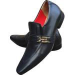 Sapato Masculino Em Couro - Italian Collection - Mono Black