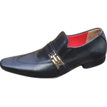 Sapato Masculino Em Couro - Italian Collection - Mono Black