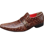 Sapato Masculino Em Couro - Italian Collection - In Brown - Marrom