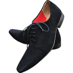 Sapato Masculino Em Couro - Italian Collection - Black Velvet - Preto Ref: 832