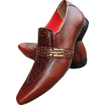 Sapato Masculino Em Couro - Italian Collection - Horse - Marrom