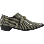 Sapato Masculino Em Couro Social Executivo Branco Zebra Veneza Collection