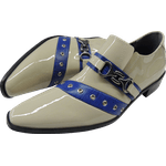 Sapato Masculino Em Couro Social Executivo Branco Veneza Collection