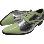 Sapato Masculino Em Couro Social Executivo Prata Veneza Collection