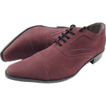 Sapato Masculino Em Couro Social Executivo Bordô Veneza Collection